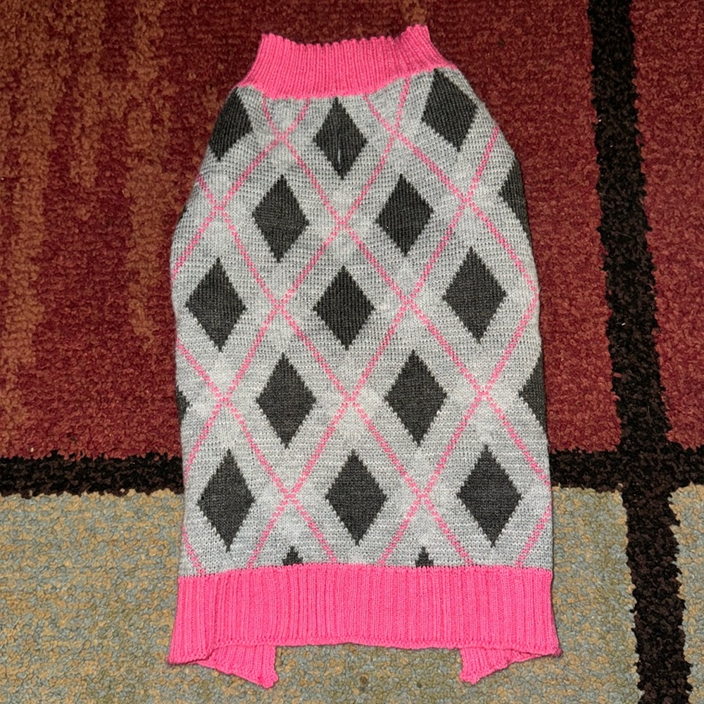 Argyle‎ Dog Sweater